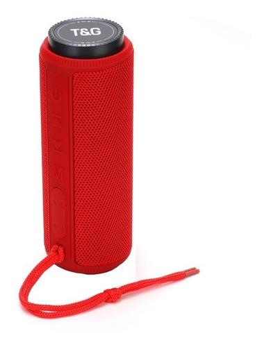 Parlante Portatil Bluetooth T & G Inalambrico T G 332 Rojo